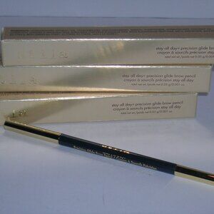 Stila Stay All Day Precision Glide Brow Pencil Med Brown 3 Pack SEALED